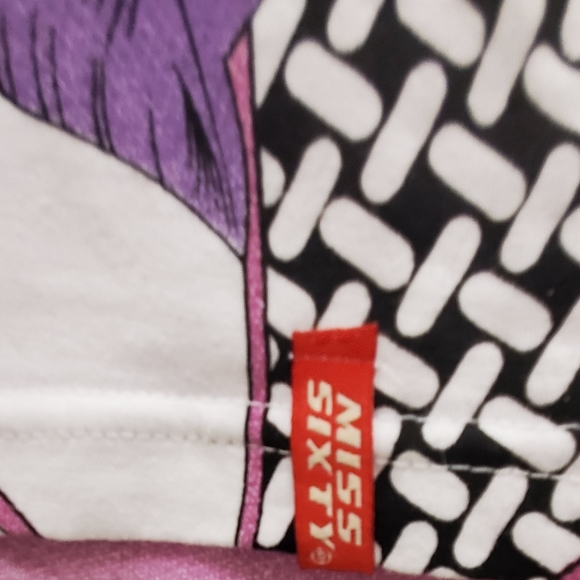 Miss sixty pink floral print T shirt - Picture 4 of 6